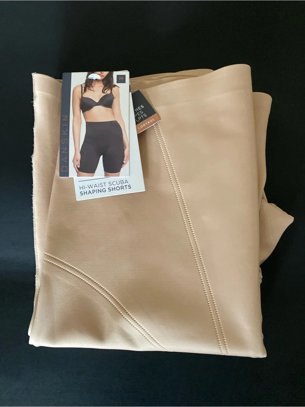 SPANX Women Sculpting Mid-Thigh Shaping Shorts in Nude